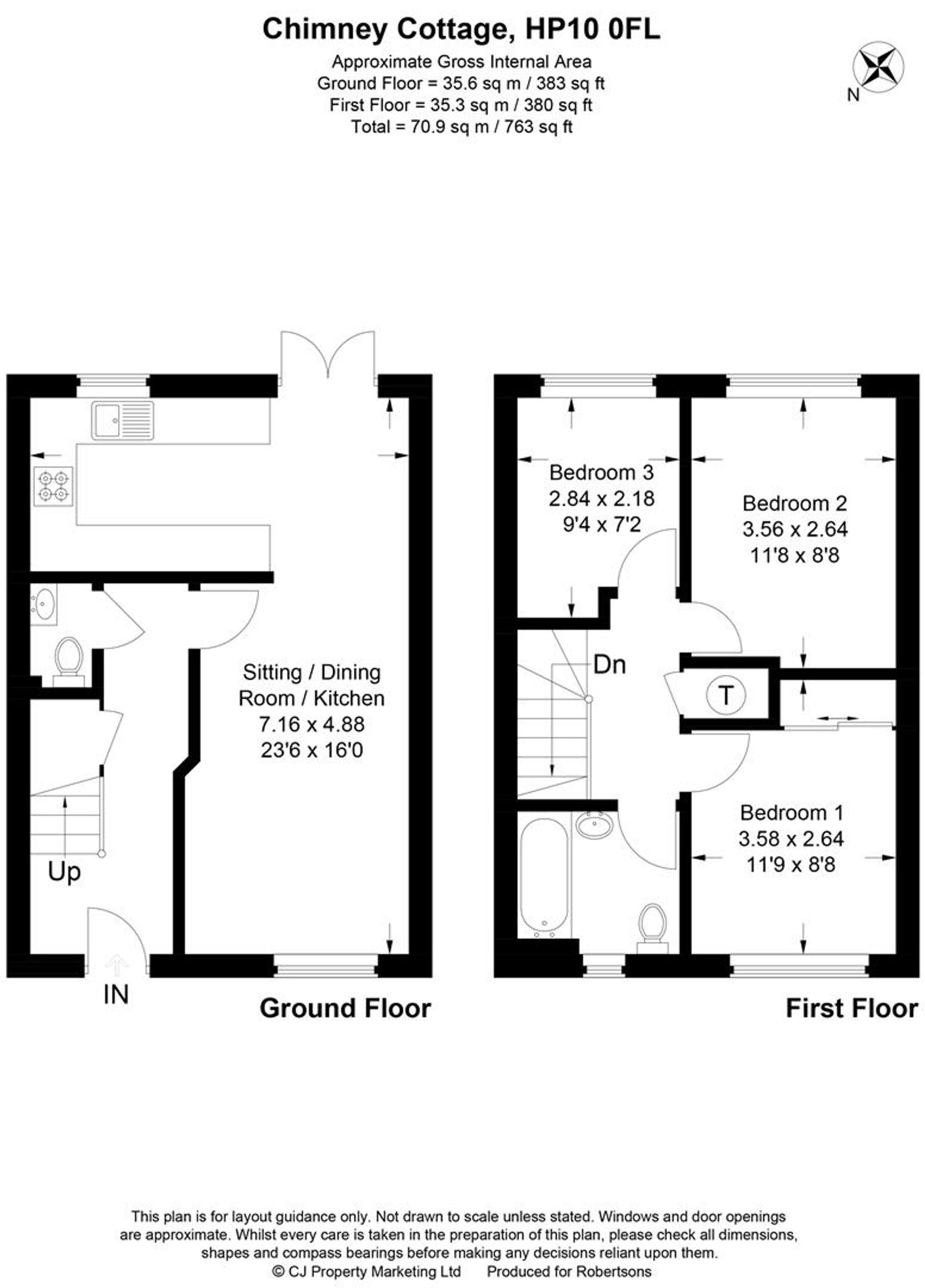 Floorplans for Glory Mill Lane, Wooburn Green, HP10