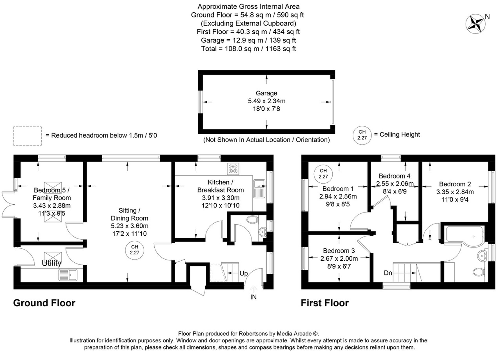 Floorplans for Fromer Road, Wooburn Green, HP10