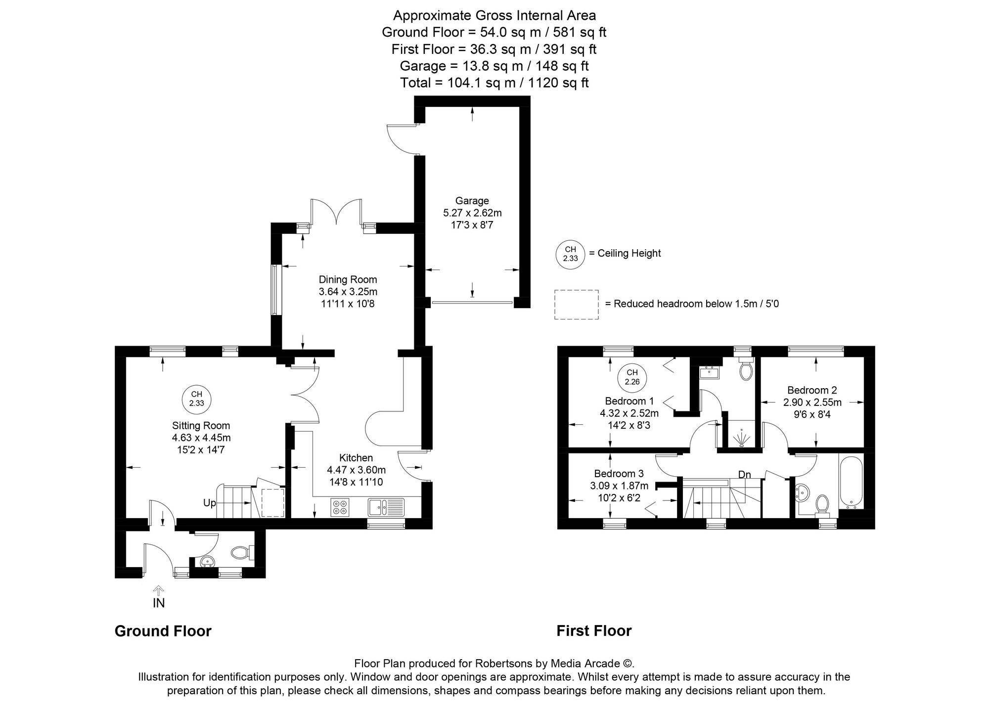 Floorplans for Groves Close, Bourne End, SL8