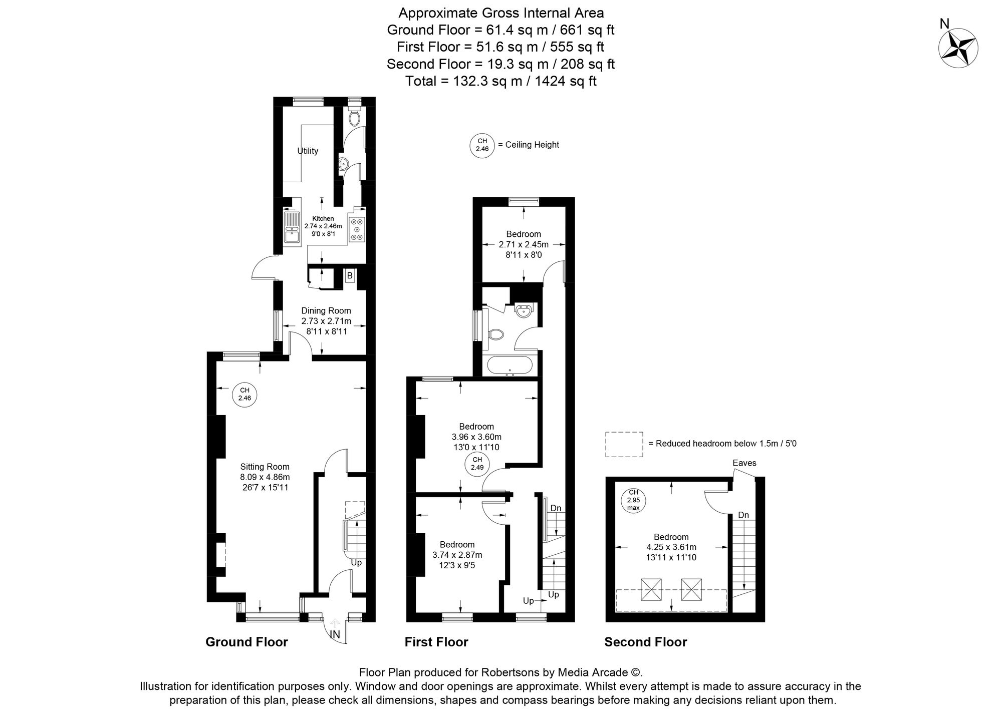 Floorplans for Straight Bit, Flackwell Heath, HP10