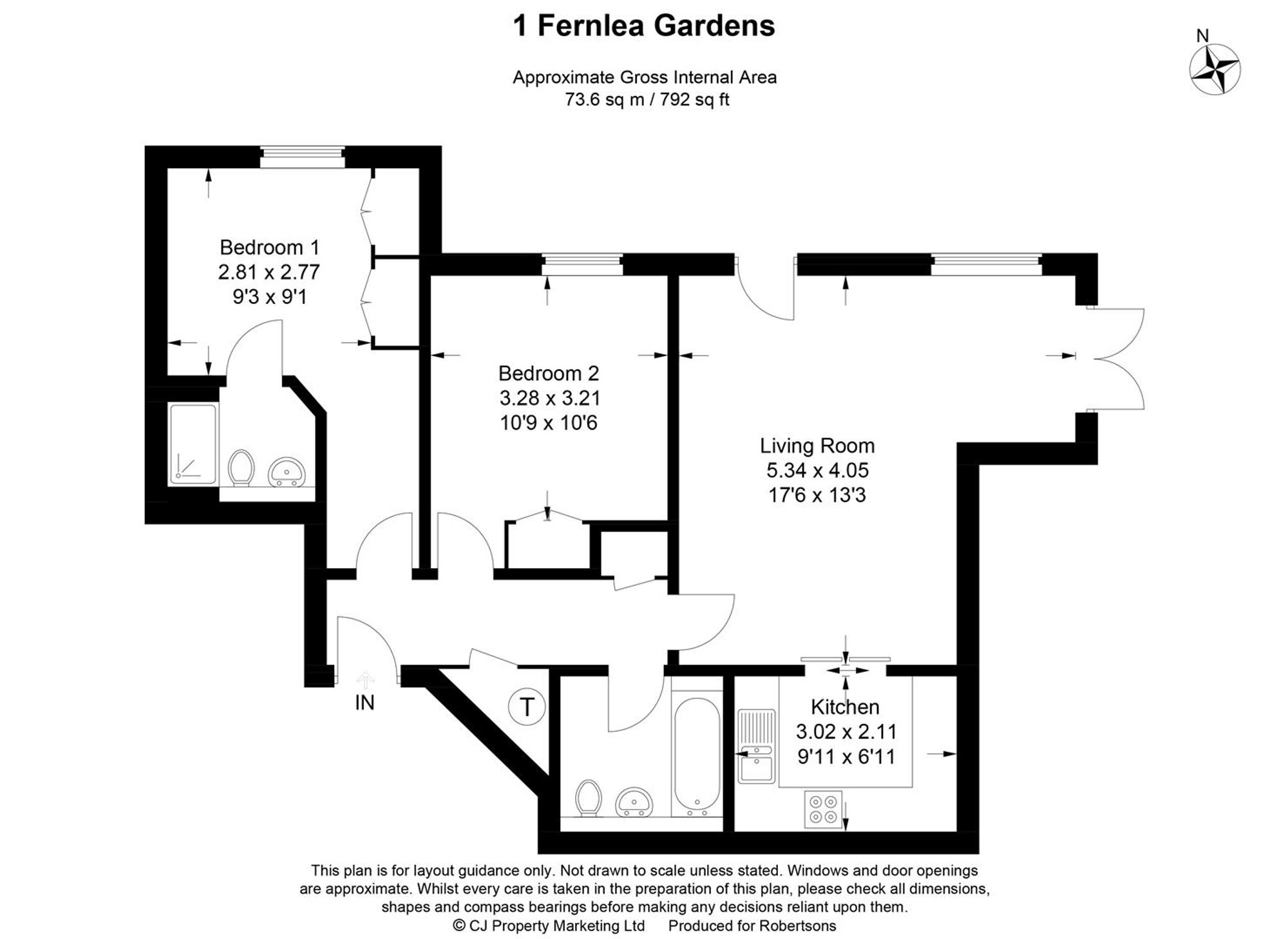 Floorplans for Straight Bit, Flackwell Heath, HP10