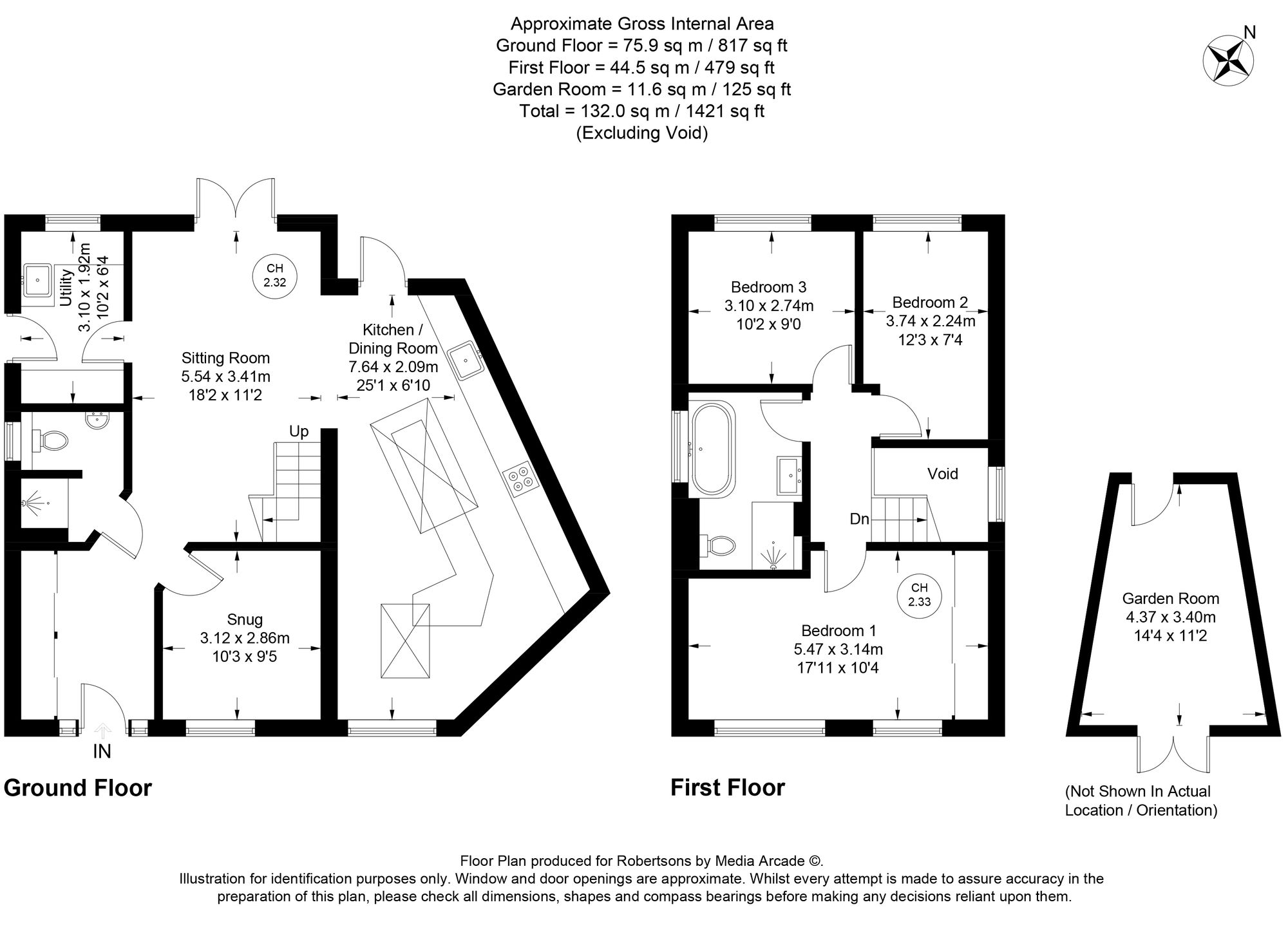 Floorplans for Green Crescent, Flackwell Heath, HP10