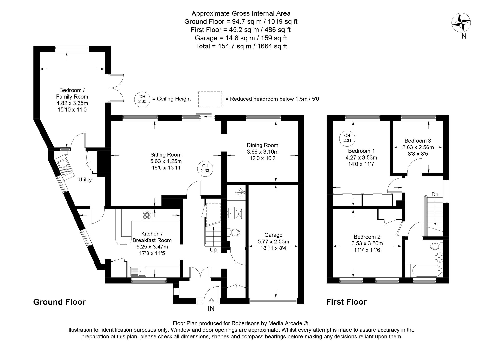 Floorplans for Southbourne Drive, Bourne End, SL8