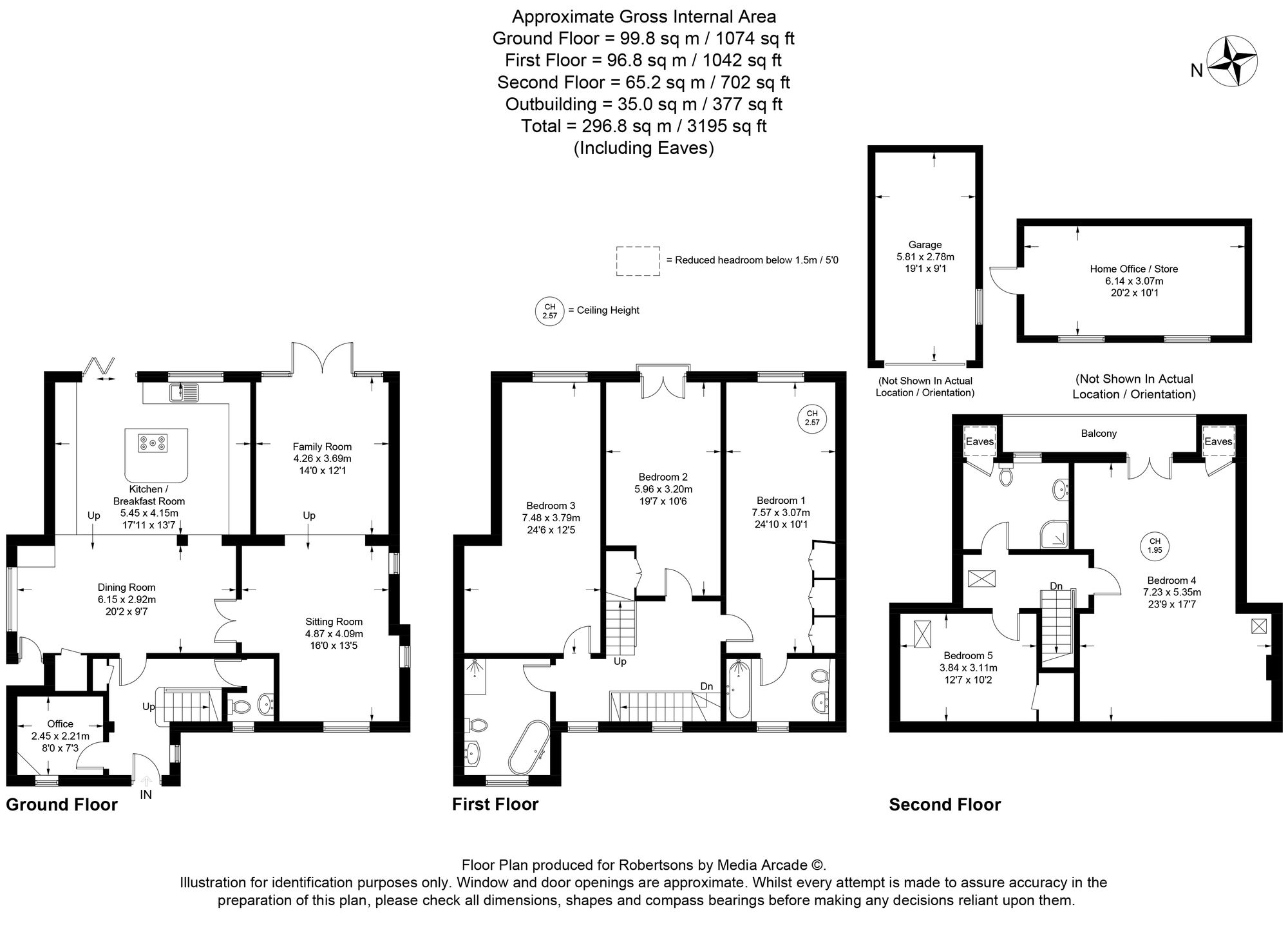 Floorplans for Marlow Road, High Wycombe, HP11