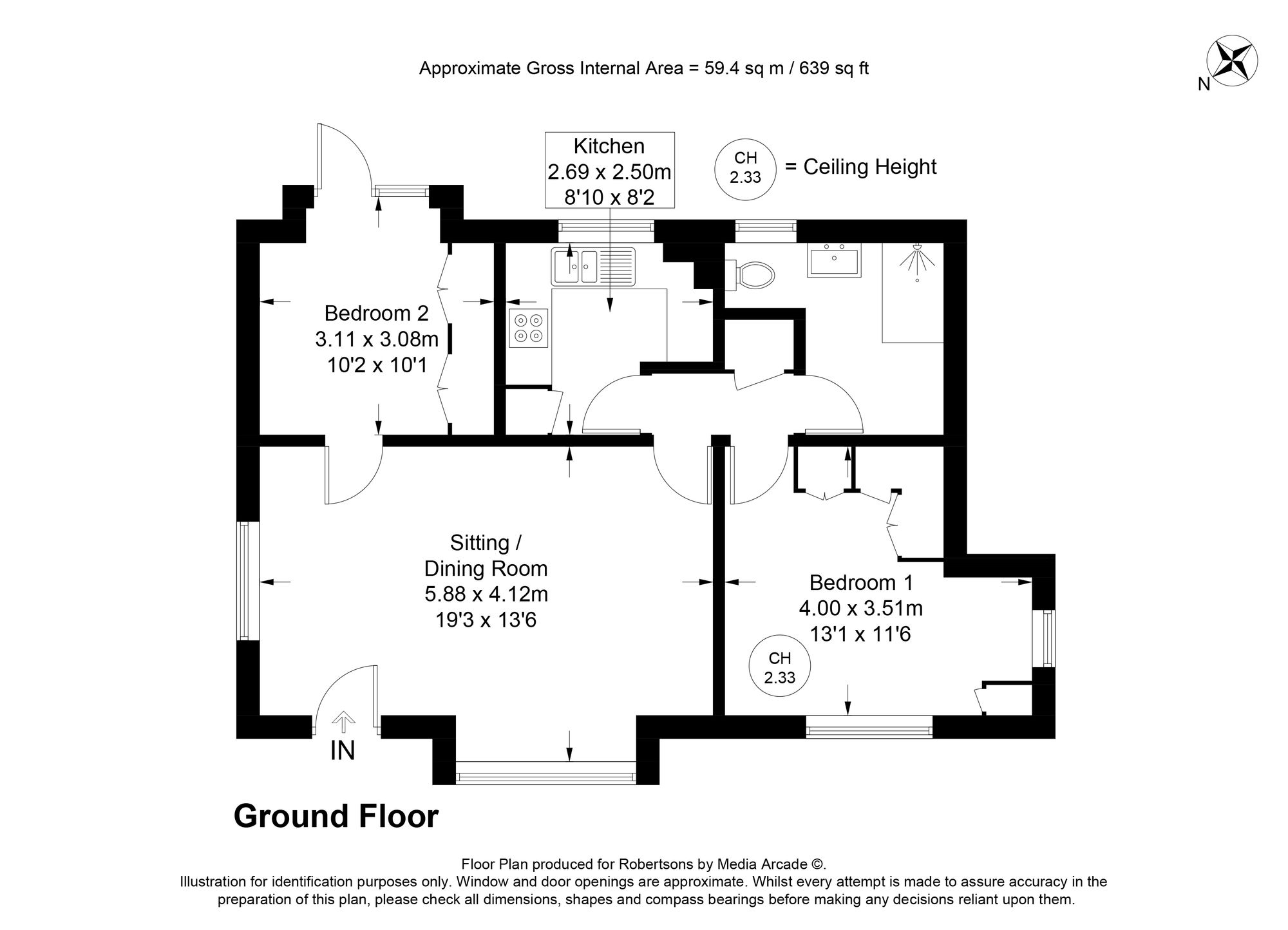 Floorplans for The Common, Flackwell Heath, HP10