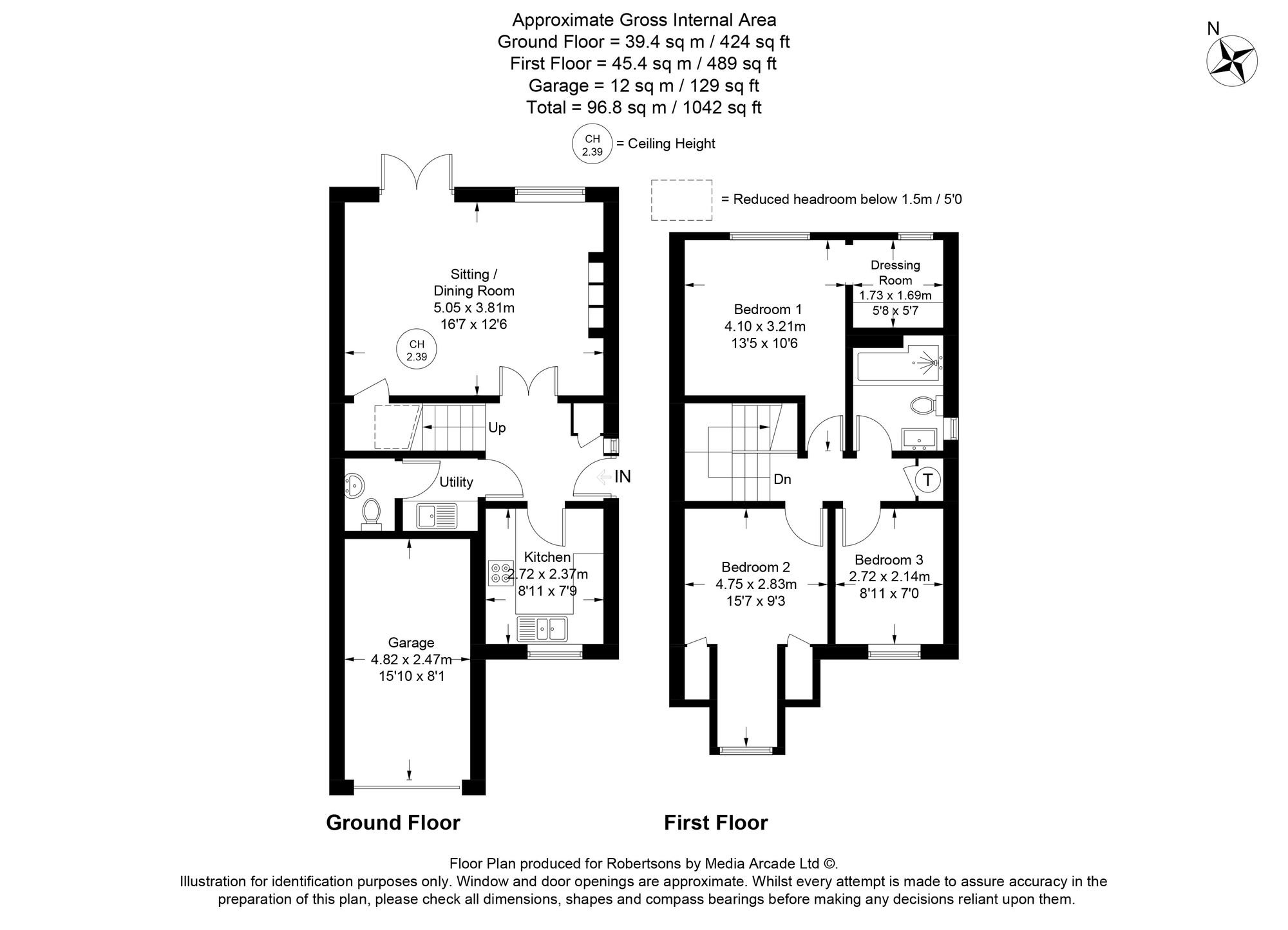 Floorplans for Heath End Road, Flackwell Heath, HP10