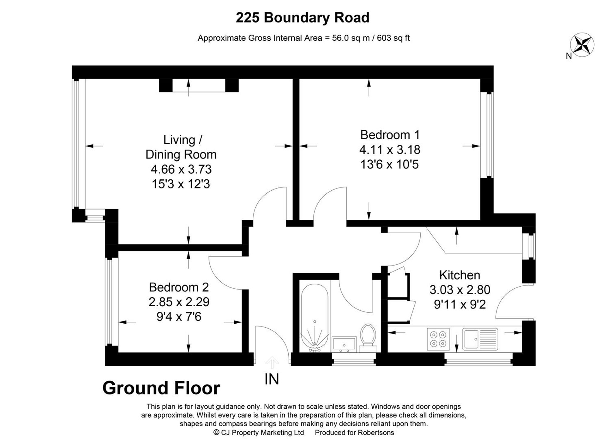Floorplans for Boundary Road, Loudwater, HP10