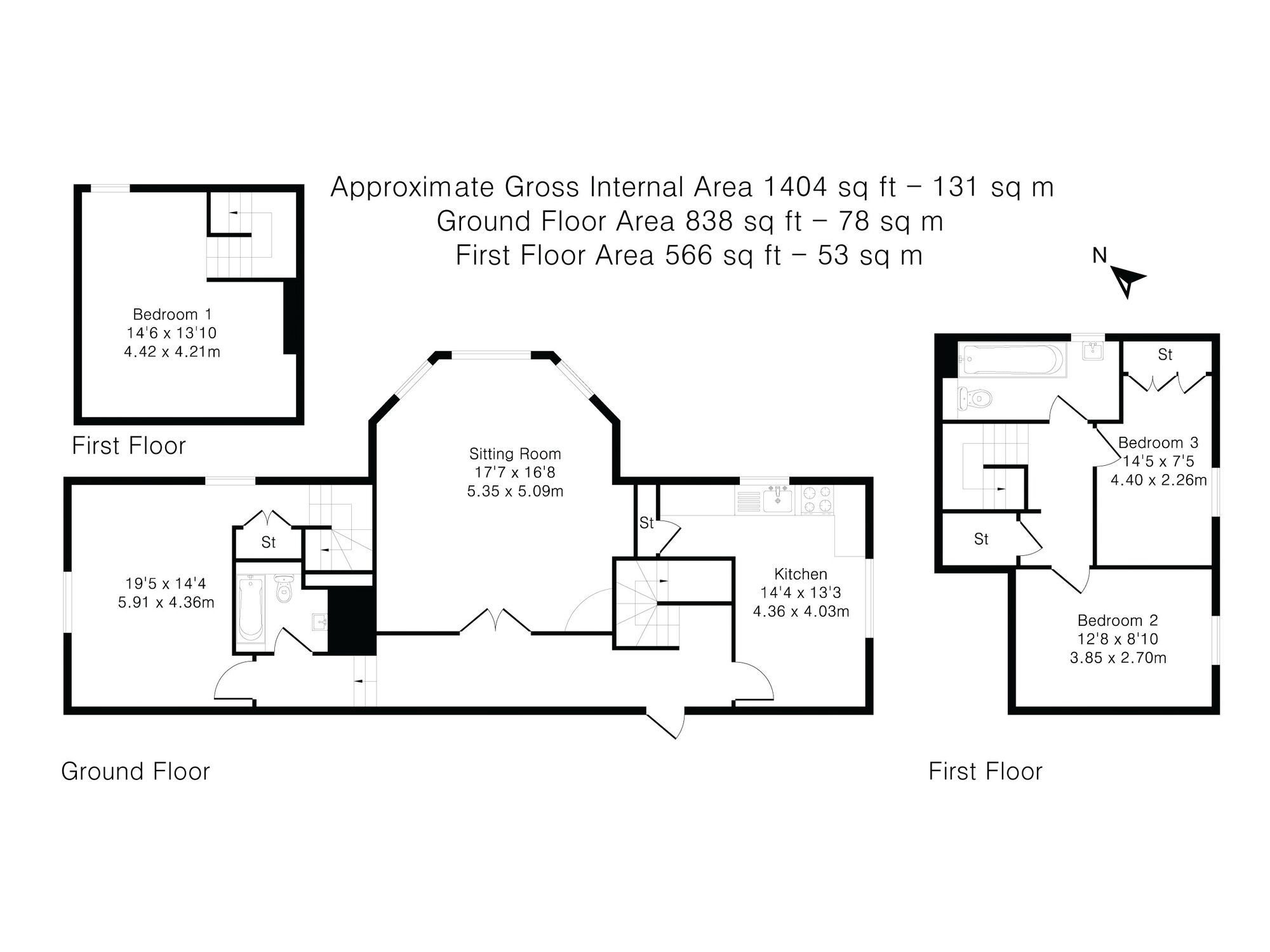 Floorplans for Rutland Street, High Wycombe, HP11