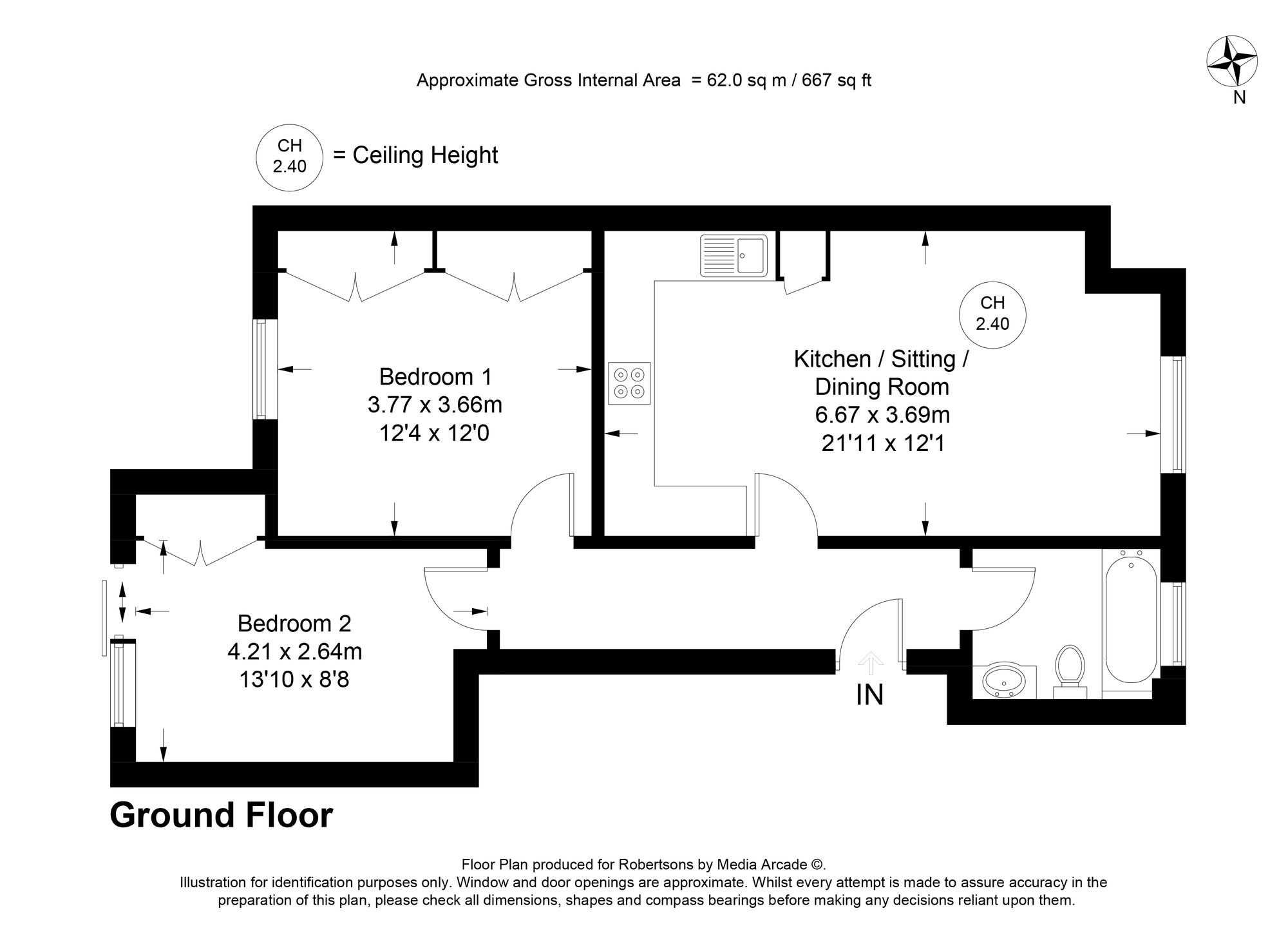 Floorplans for Kingsmead Road, High Wycombe, HP11
