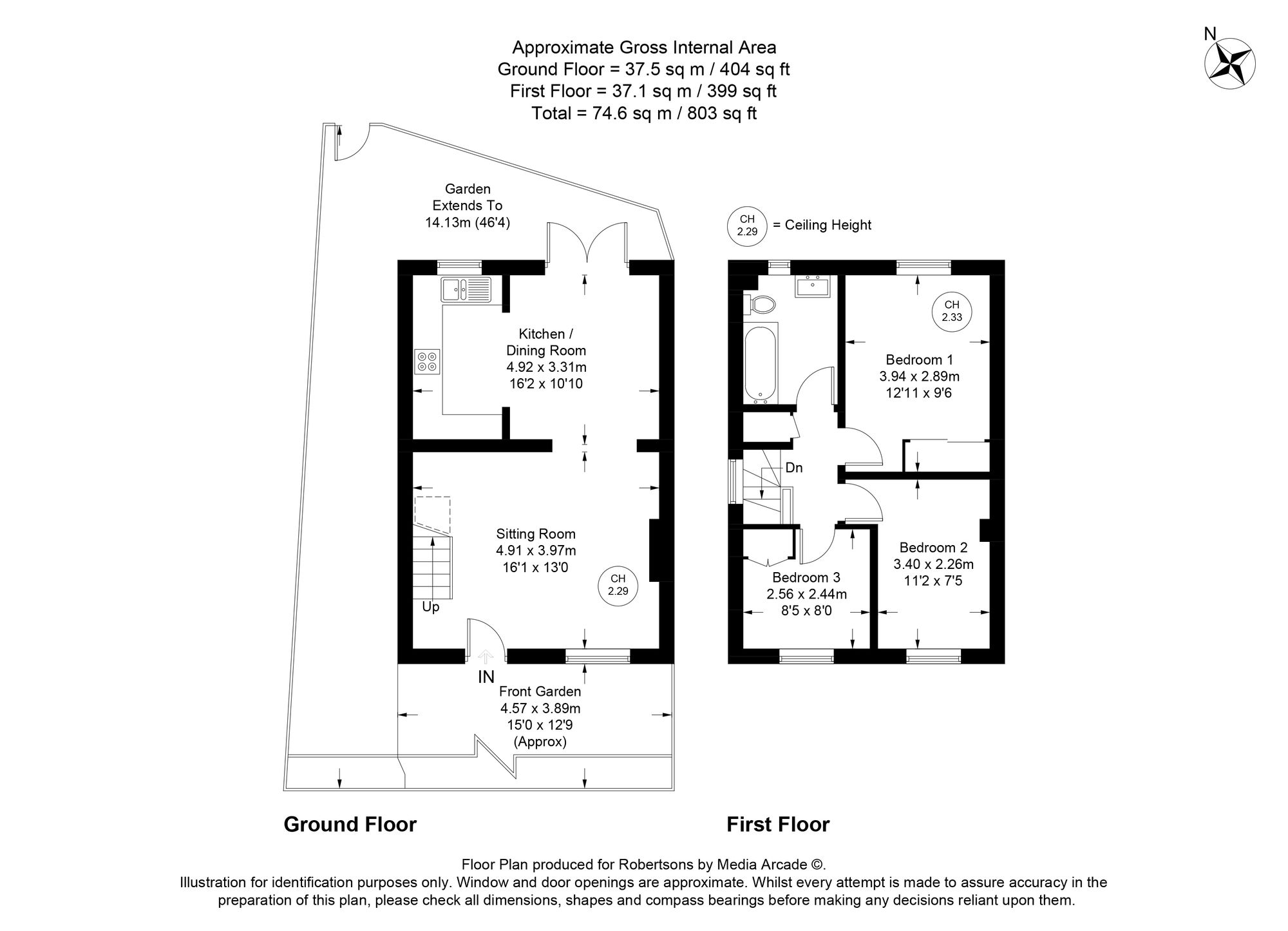 Floorplans for Oakland Way, Flackwell Heath, HP10