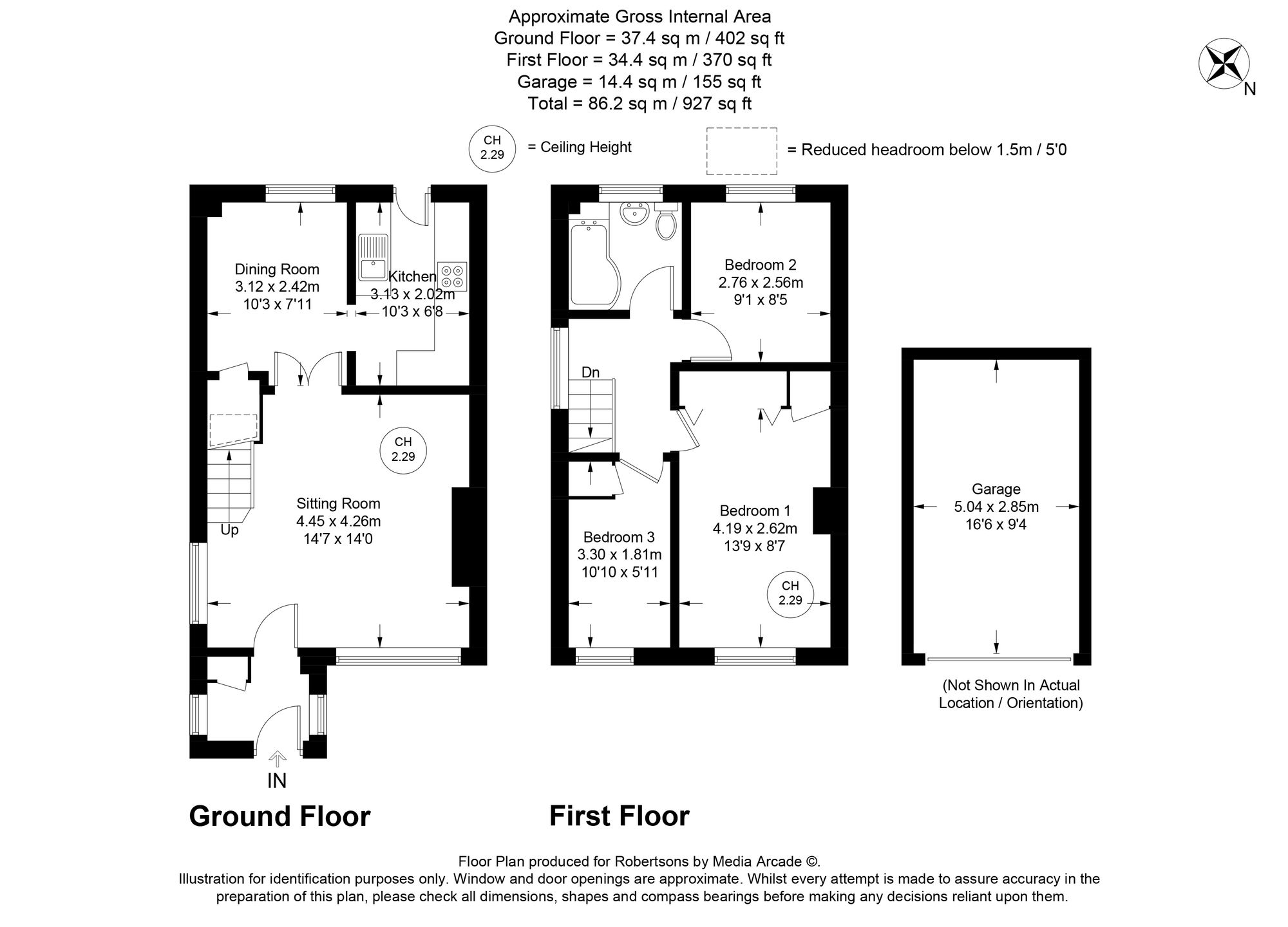 Floorplans for The Rise, High Wycombe, HP13
