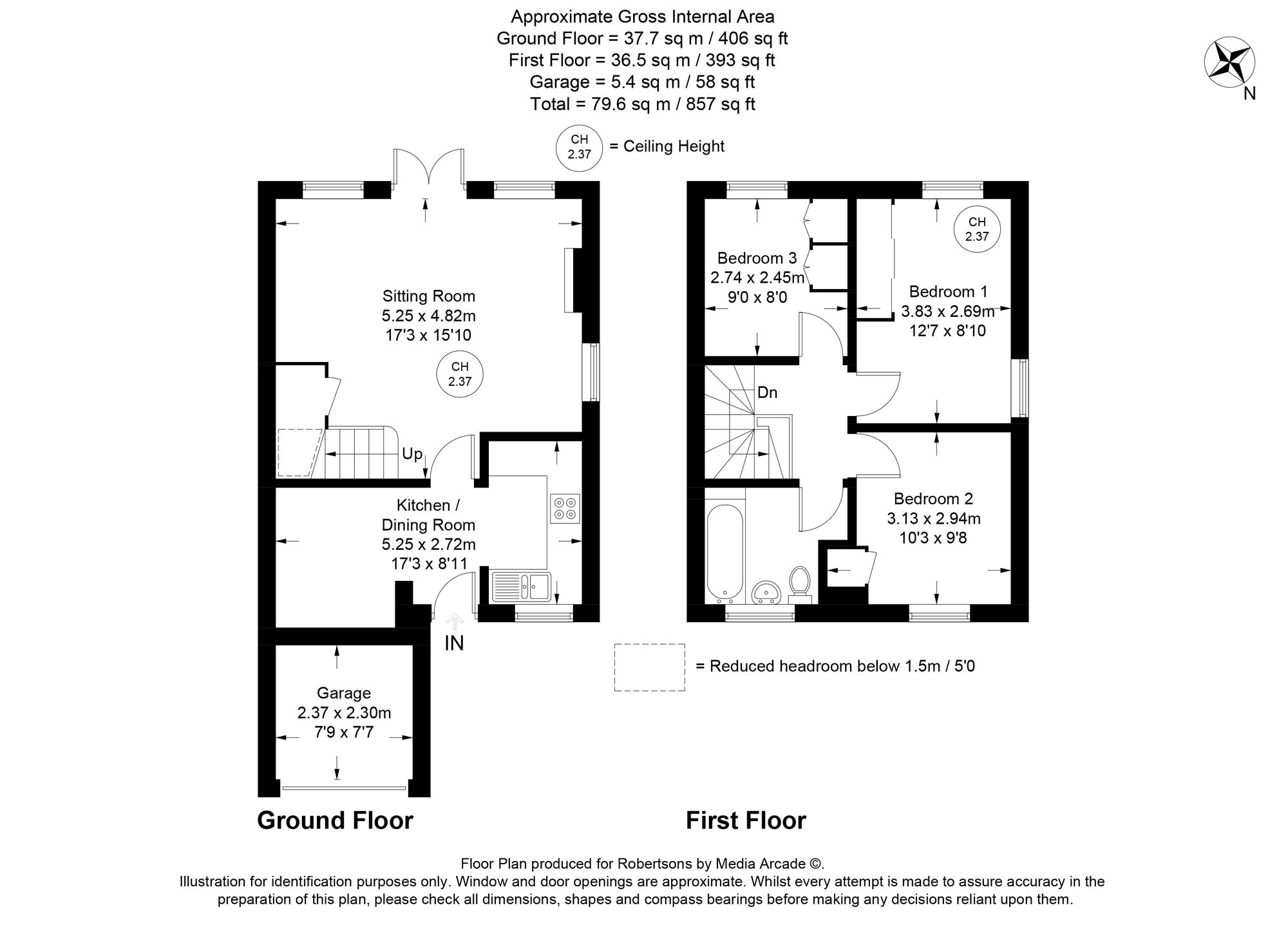 Floorplans for Lammas Way, Loudwater, HP10