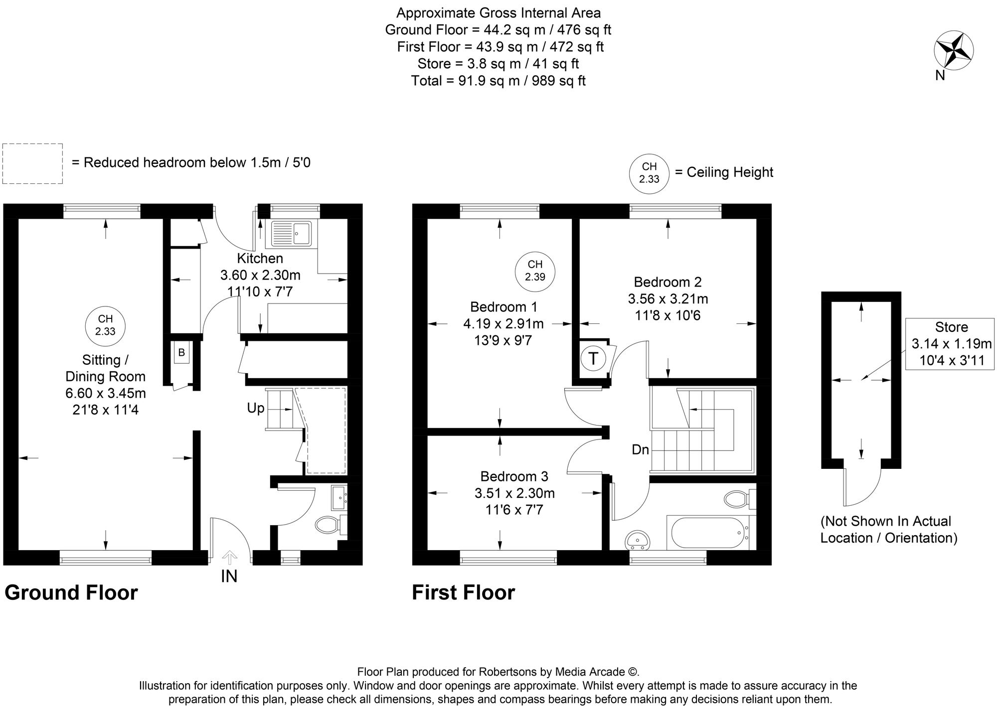 Floorplans for Oakwood, Flackwell Heath, HP10
