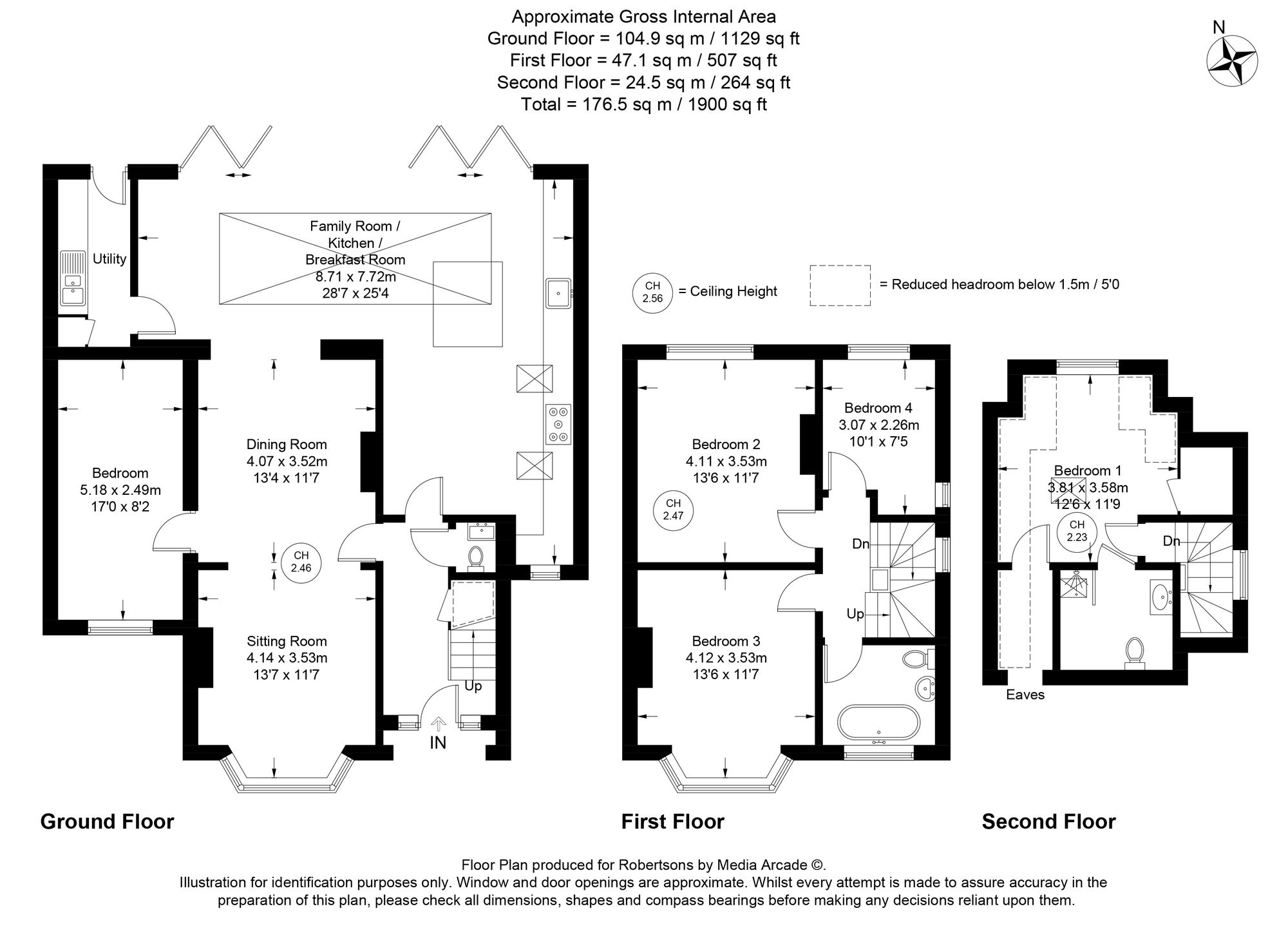 Floorplans for Marlow Road, Bourne End, SL8