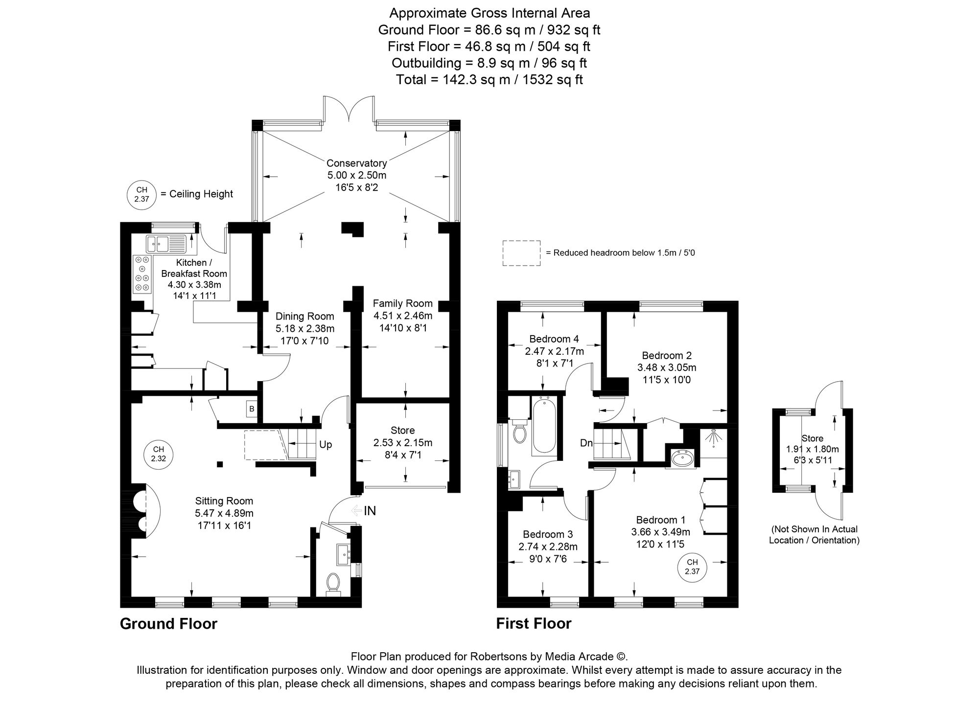 Floorplans for Millside, Bourne End, SL8