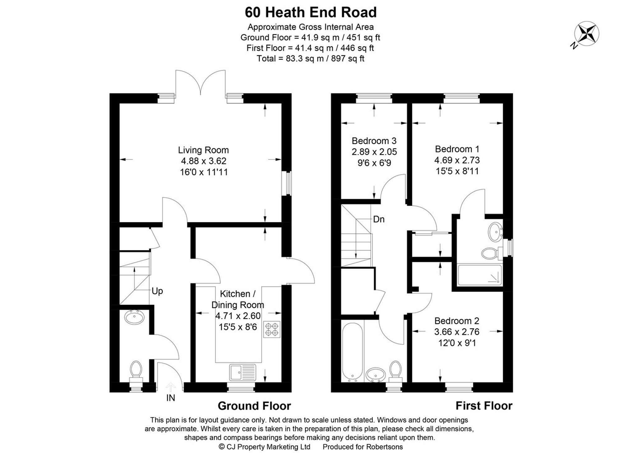 Floorplans for Heath End Road, Flackwell Heath, HP10