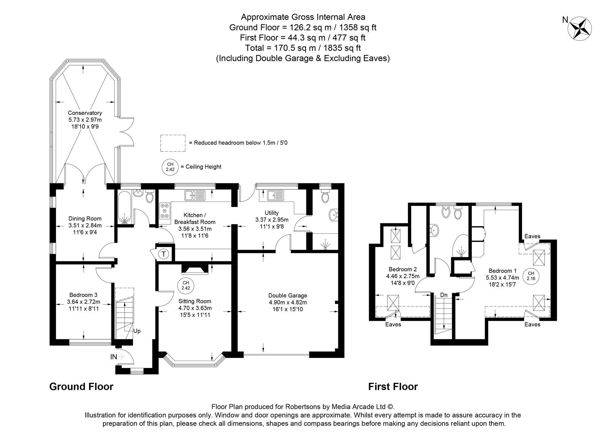 Floorplans for Fennels Farm Road, Flackwell Heath, HP10