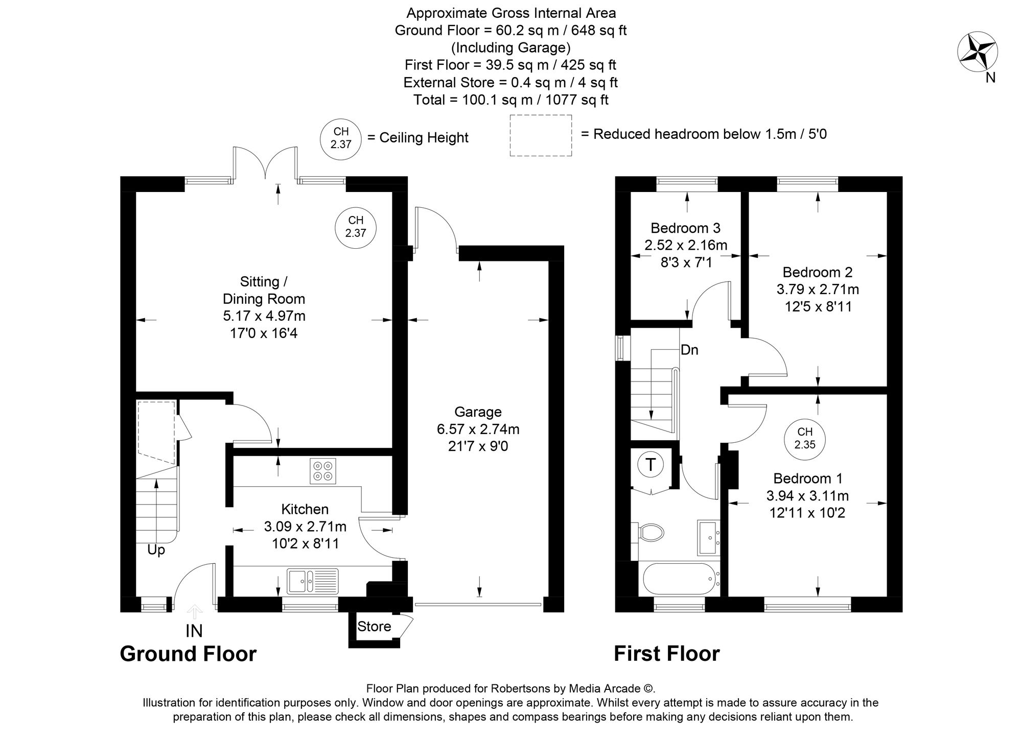 Floorplans for Berkeley Road, Loudwater, HP10