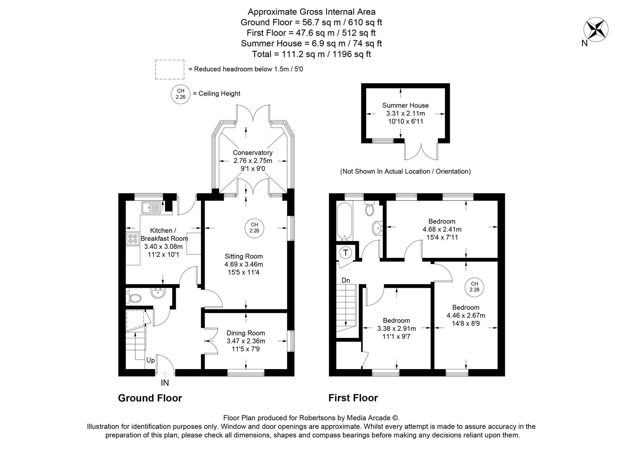 Floorplans for Old Papermill Close, Wooburn Green, HP10