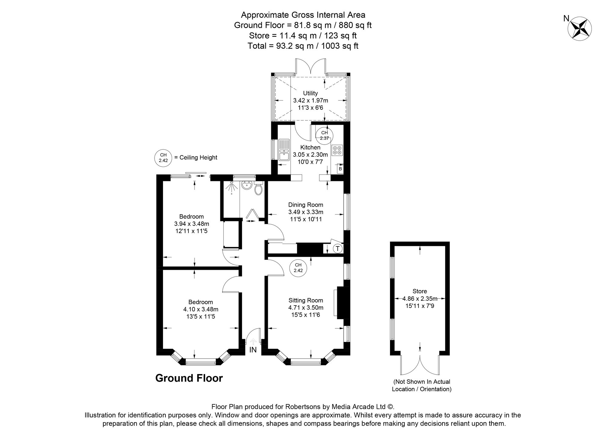 Floorplans for Whitepit Lane, Flackwell Heath, HP10