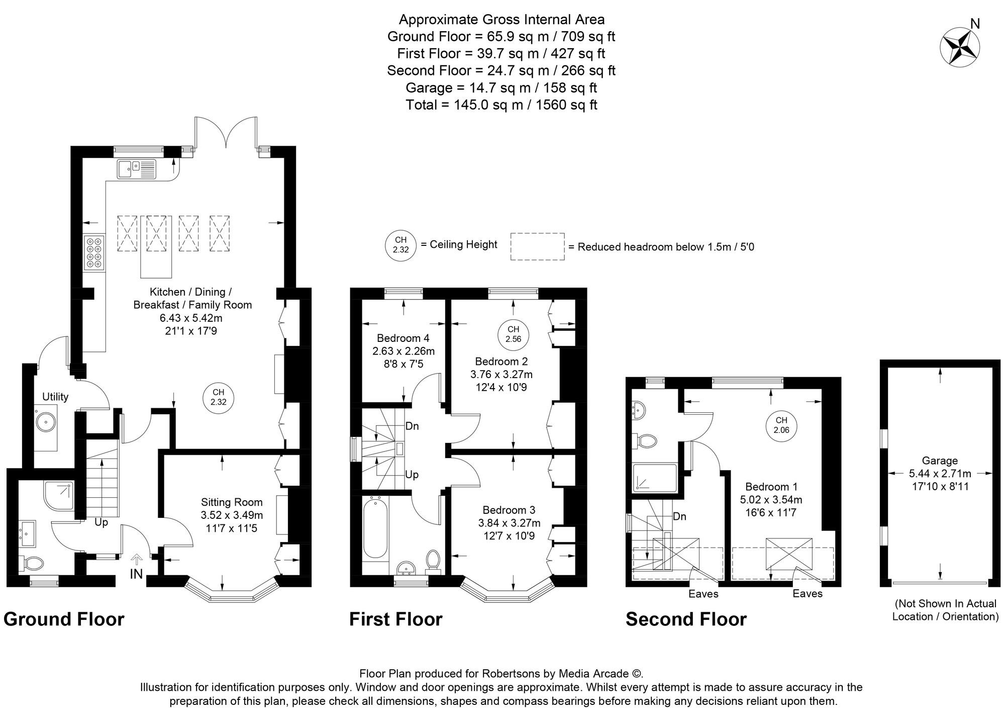 Floorplans for Robinson Road, High Wycombe, HP13