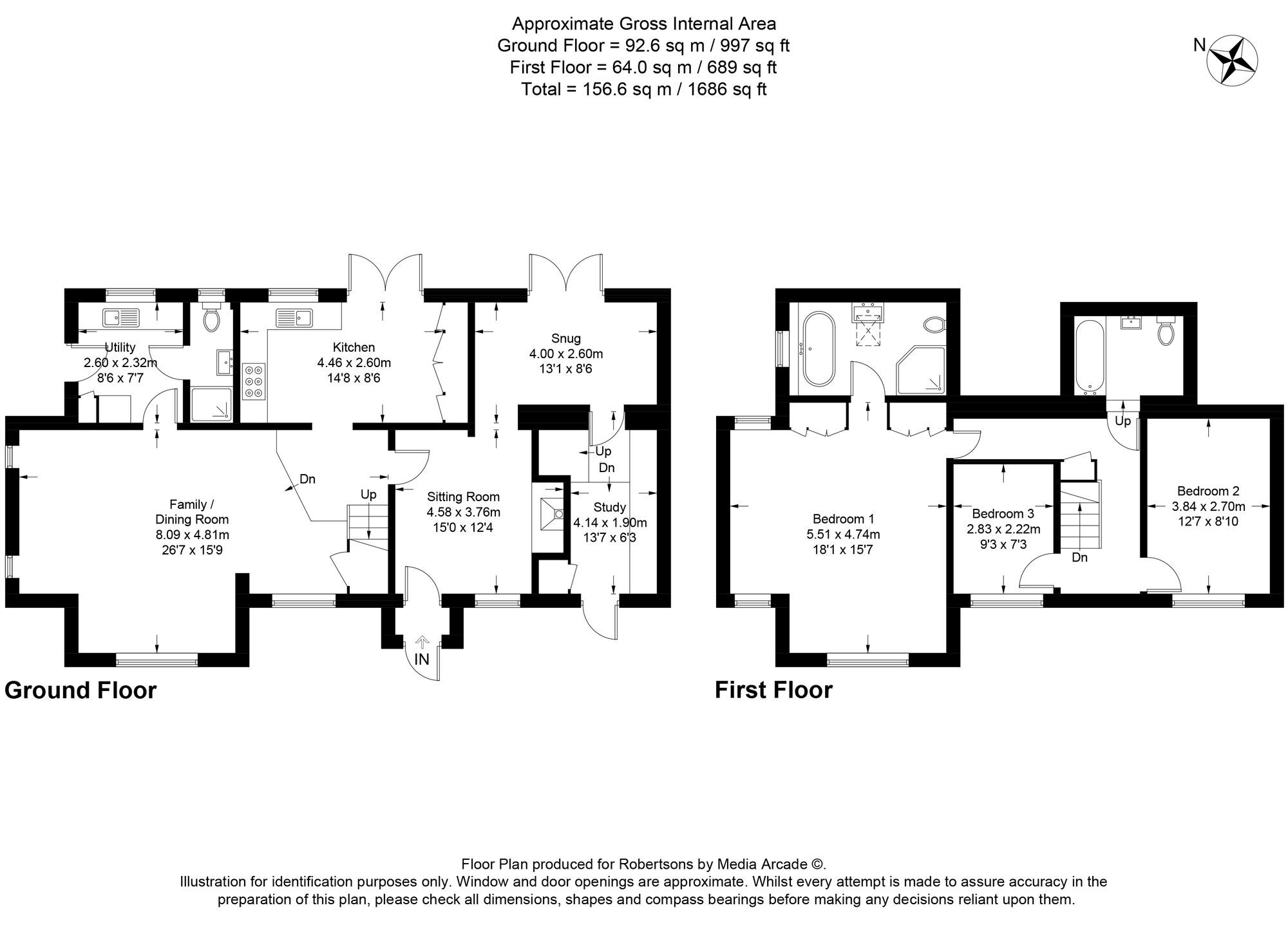 Floorplans for Studridge Lane, Speen, HP27