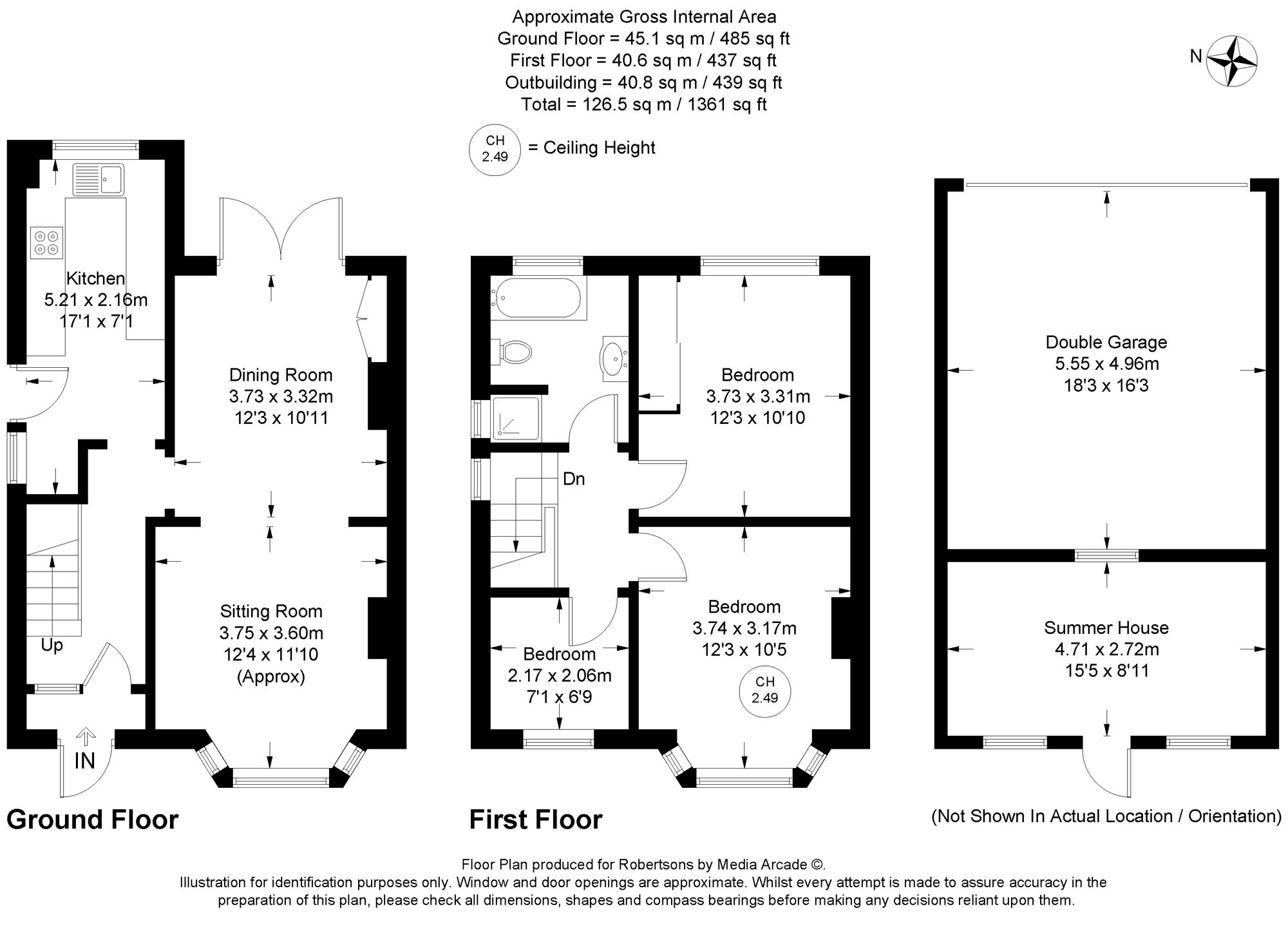 Floorplans for Robinson Road, High Wycombe, HP13