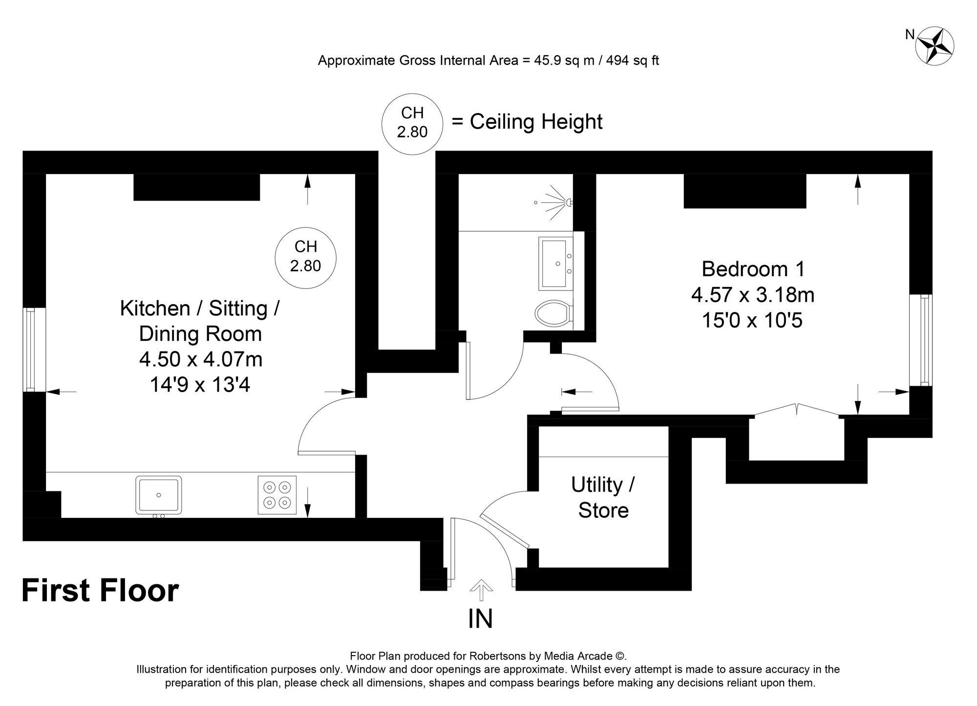 Floorplans for London Road, Loudwater, HP10
