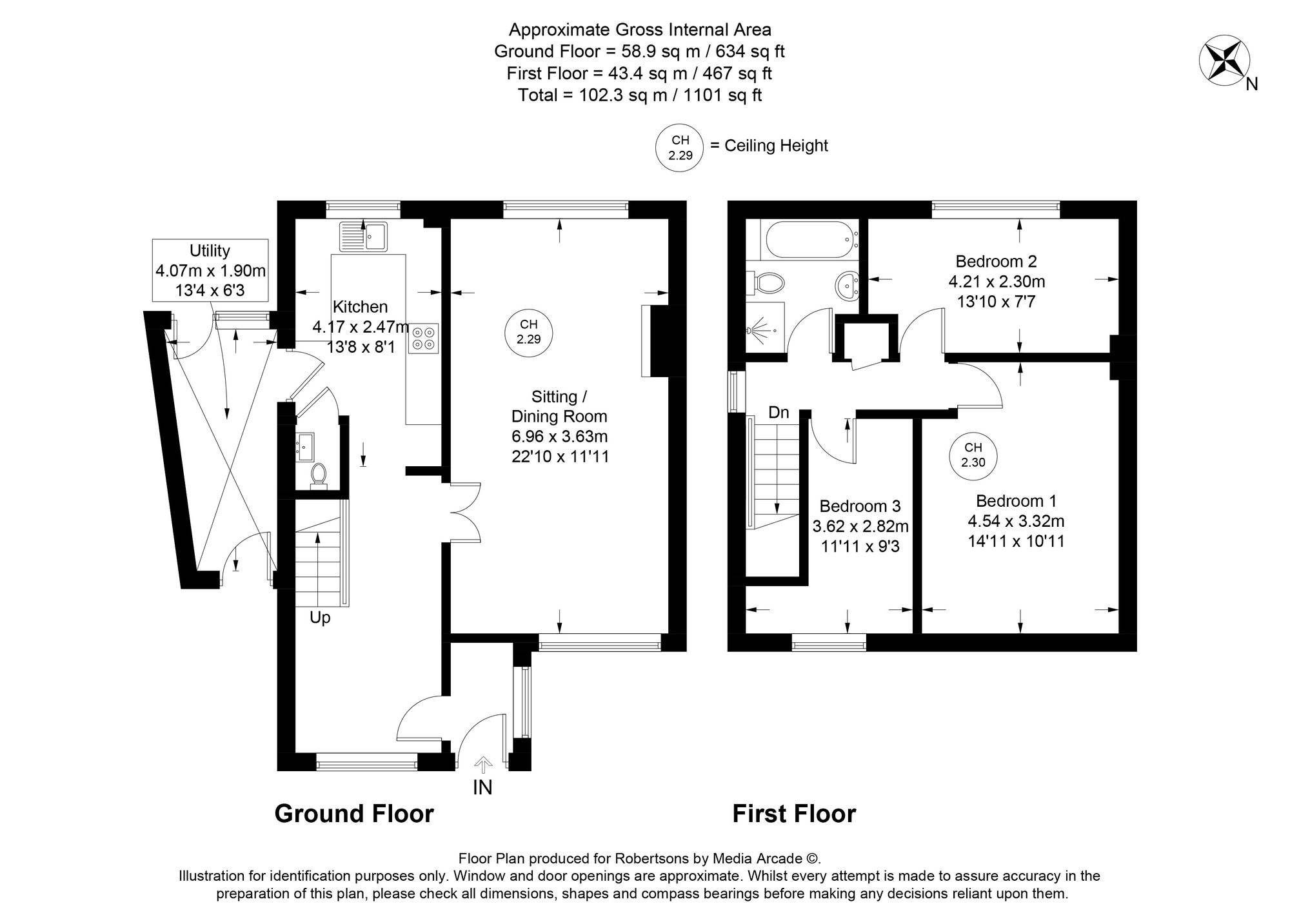 Floorplans for Bay Tree Close, High Wycombe, HP11