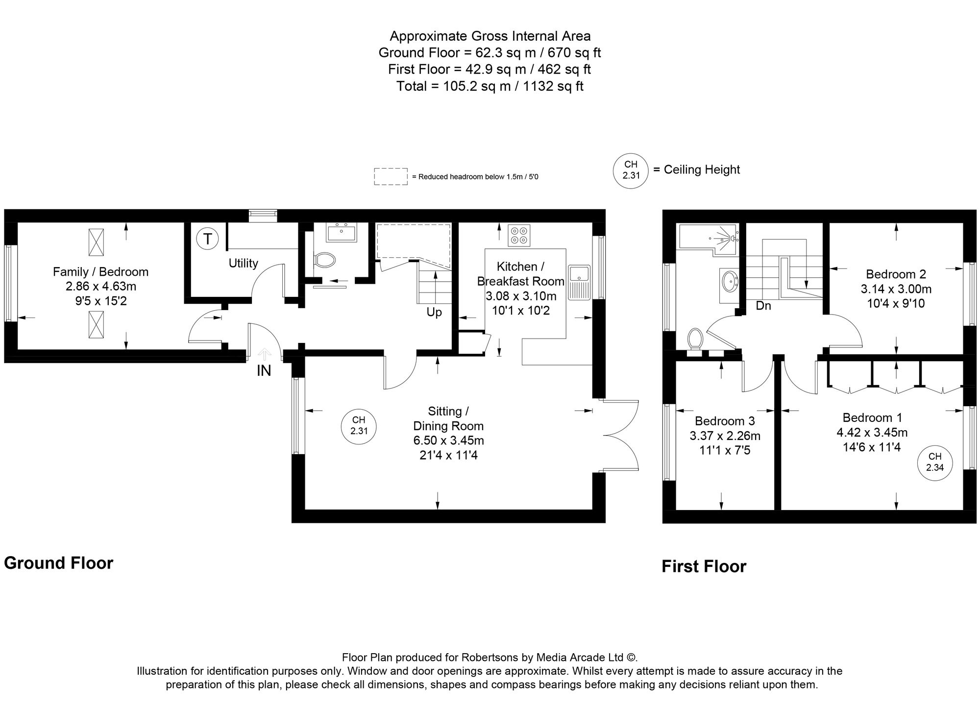 Floorplans for Oakwood, Flackwell Heath, HP10