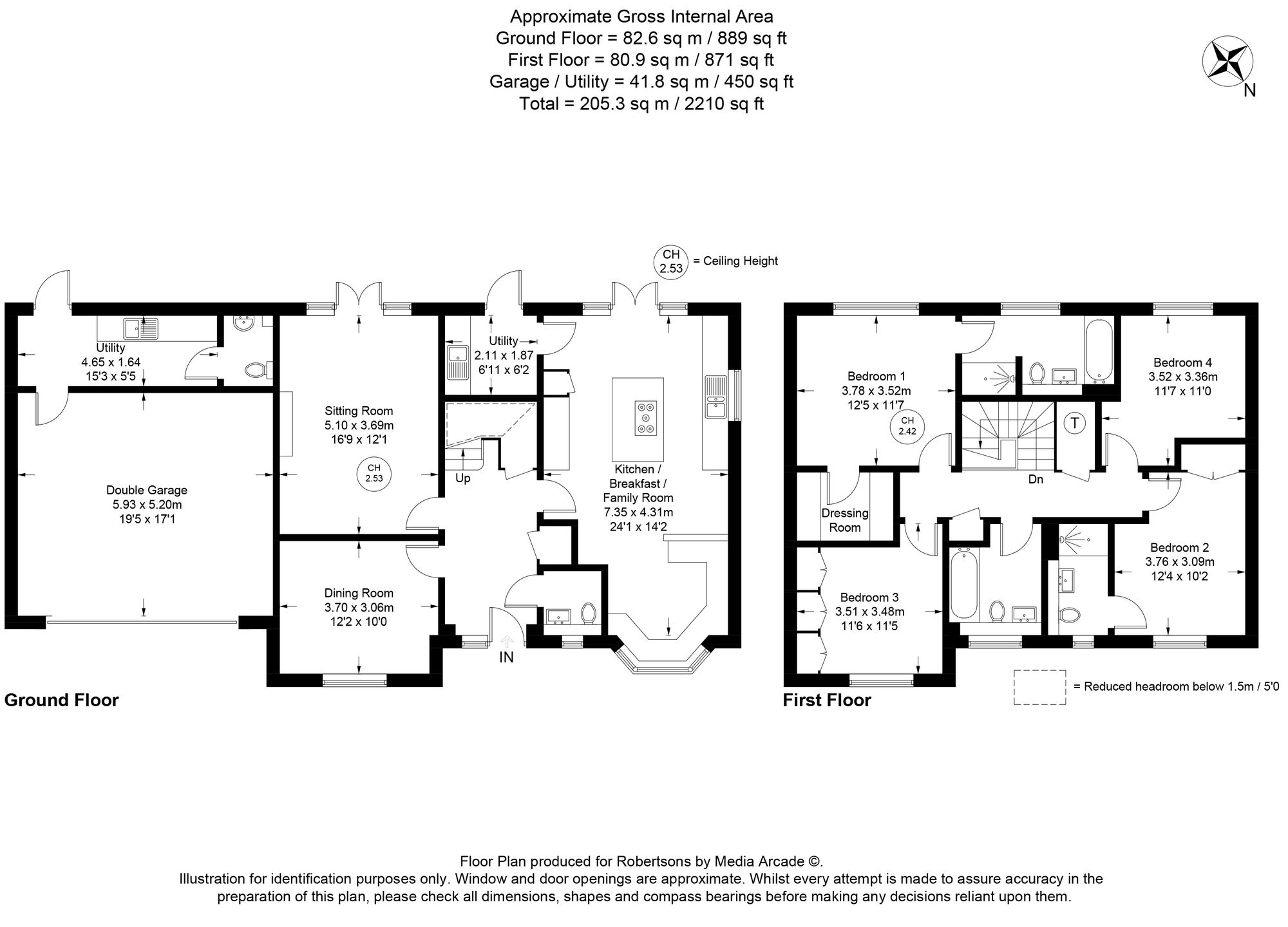 Floorplans for Hammond Street, Aston Clinton, HP22