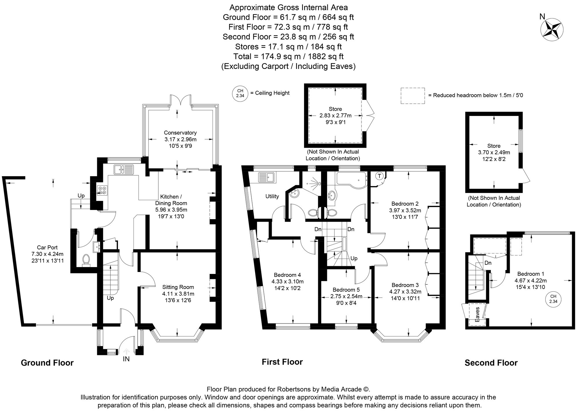 Floorplans for Lime Avenue, High Wycombe, HP11